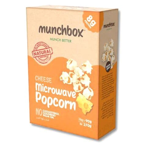 Munchbox Micro Popcorn Cheese 270g - 1