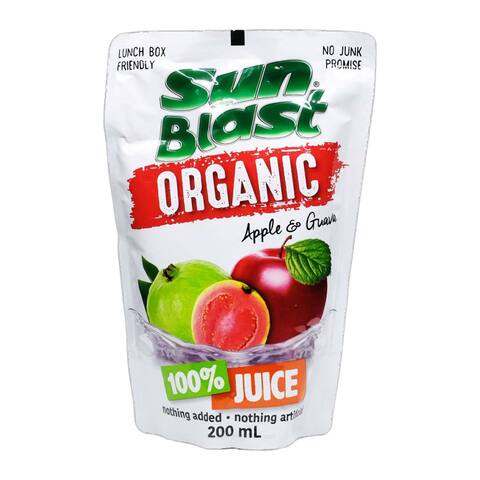 Sunblast Organic Juice Apple&Guava 200ml - 1